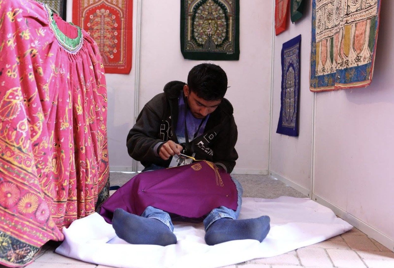 An artisan at work