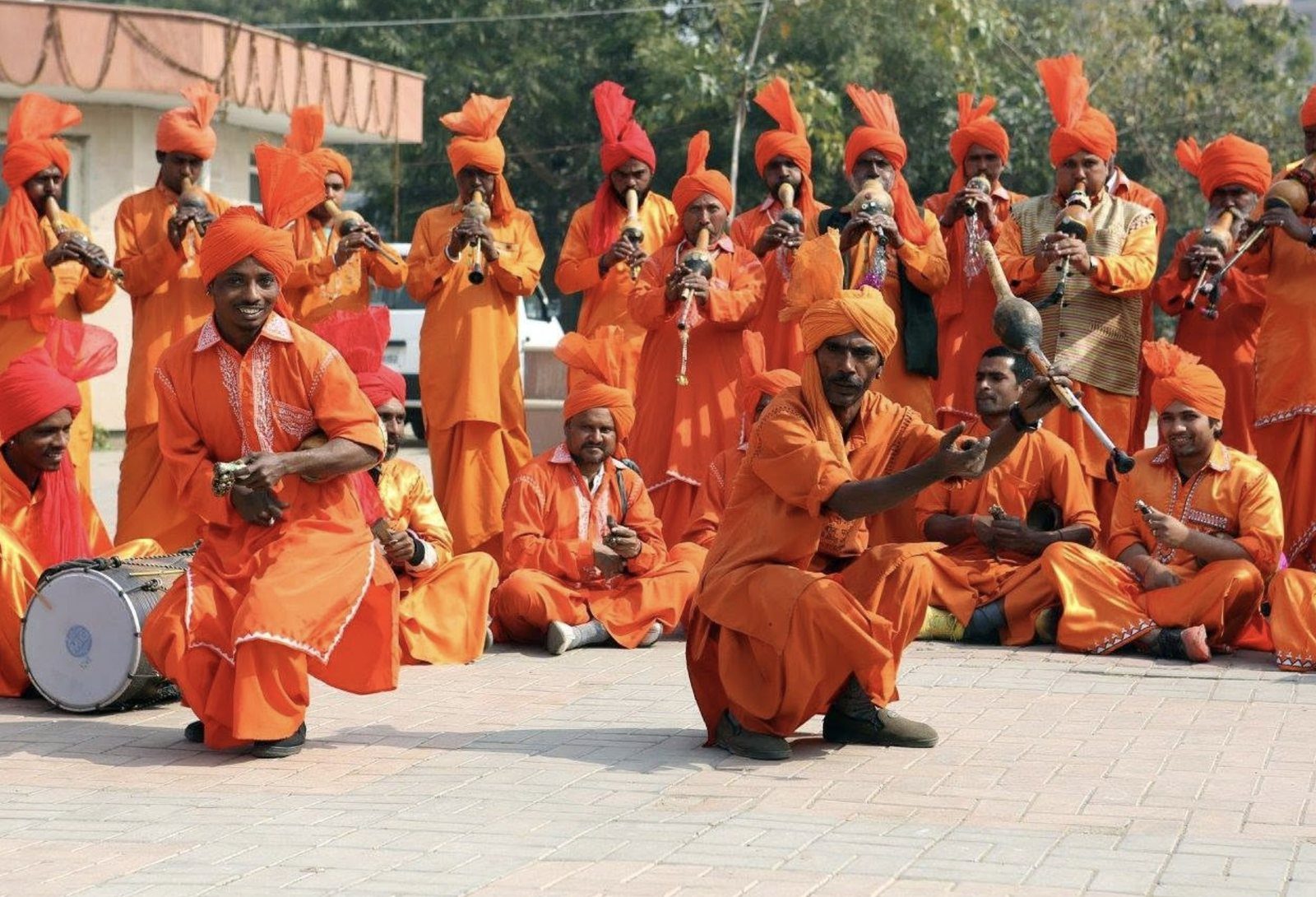 Folk musicians
